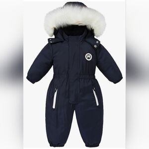 Toddler Gril Winter Ski Rain Jacket For Kids Snow Bibs Suit Pants Coat Clothes